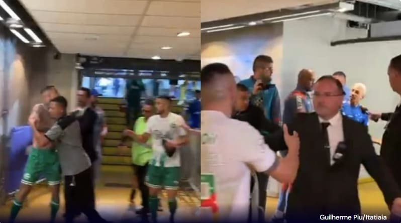 Confusão marca fim de jogo entre Cruzeiro e Juventude no Mineirão